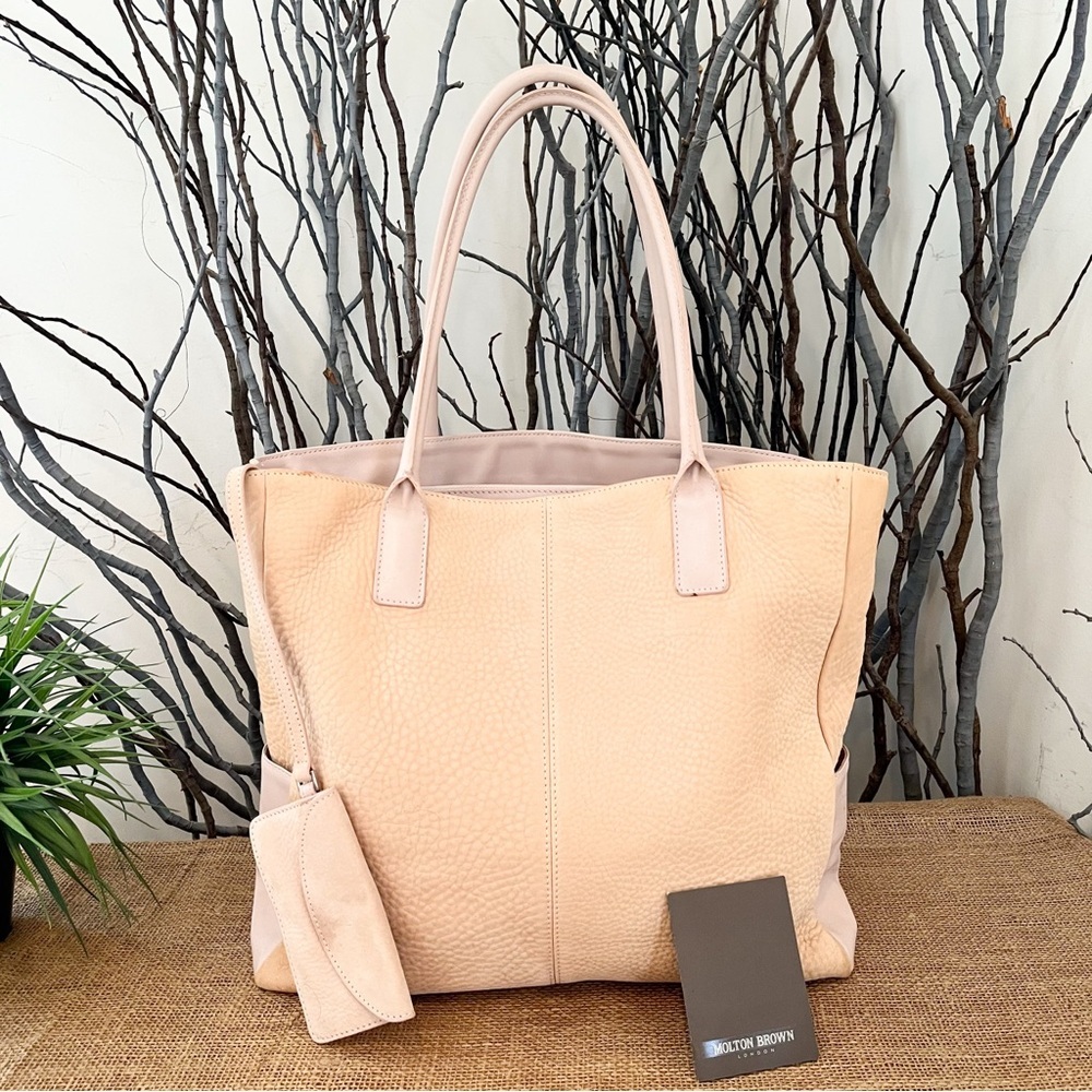 Molton Brown Buttery Pebble Nubuck Leather Tote